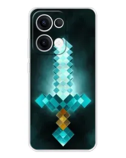 Чохол для OPPO Reno13 з картинкою «Алмазний меч неон» Чохол для OPPO Reno13 з картинкою «Алмазний меч неон»