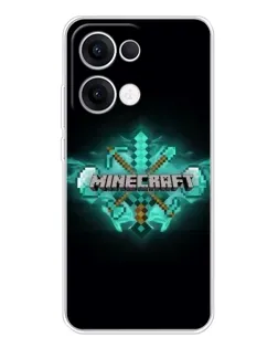 Чохол для OPPO Reno13 з картинкою «Minecraft Diamond лого» Чохол для OPPO Reno13 з картинкою «Minecraft Diamond лого»