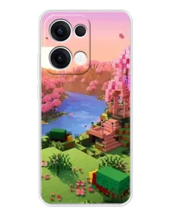 Чохол для OPPO Reno13 з картинкою «Рожеве дерево Minecraft» Чохол для OPPO Reno13 з картинкою «Рожеве дерево Minecraft»