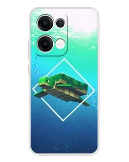Чохол для OPPO Reno13 з картинкою «Черепаха Minecraft» Чохол для OPPO Reno13 з картинкою «Черепаха Minecraft»
