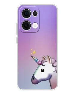 Чехол для OPPO Reno13 с картинкой «Единорог градиент» Чехол для OPPO Reno13 с картинкой «Единорог градиент»