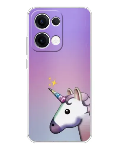 Чехол для OPPO Reno13 с картинкой «Единорог градиент» Чехол для OPPO Reno13 с картинкой «Единорог градиент»
