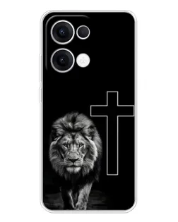 Чехол для OPPO Reno13 с картинкой «Лев и Крест» Чехол для OPPO Reno13 с картинкой «Лев и Крест»