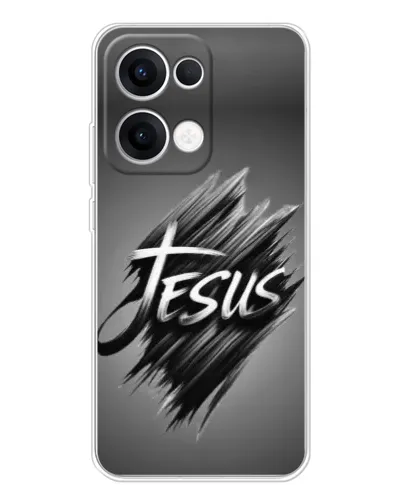 Чехол для OPPO Reno13 с картинкой «Надпись Jesus Graffiti» Чехол для OPPO Reno13 с картинкой «Надпись Jesus Graffiti»