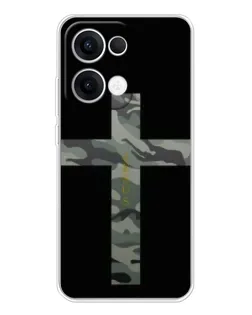 Чехол для OPPO Reno13 с картинкой «Милитари Крест»