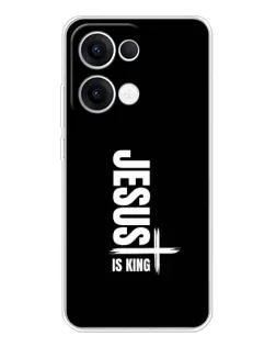 Чехол для OPPO Reno13 с картинкой «Вертикаль веры Jesus»