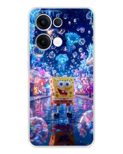 Чехол для OPPO Reno13 с картинкой «Неоновый океан»