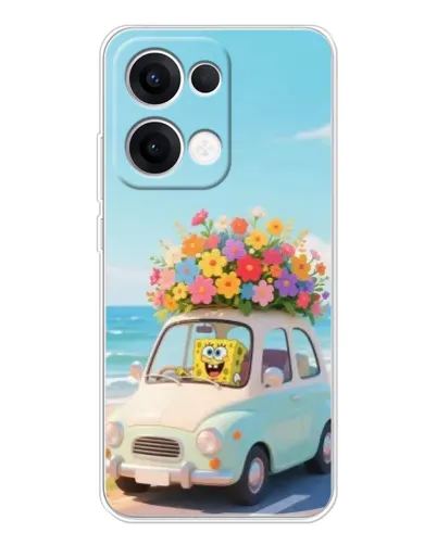 Чехол для OPPO Reno13 с картинкой «Автомобильное путешествие»