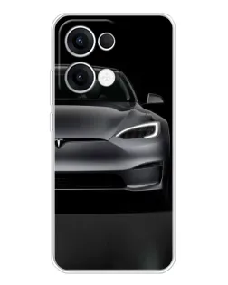 Чохол для OPPO Reno13 з картинкою «Tesla Model S Look» Чохол для OPPO Reno13 з картинкою «Tesla Model S Look»