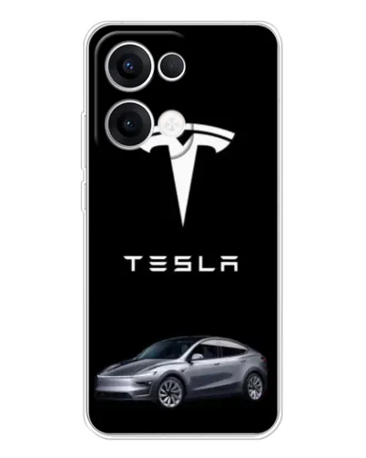 Чохол для OPPO Reno13 з картинкою «Tesla Model Y» Чохол для OPPO Reno13 з картинкою «Tesla Model Y»