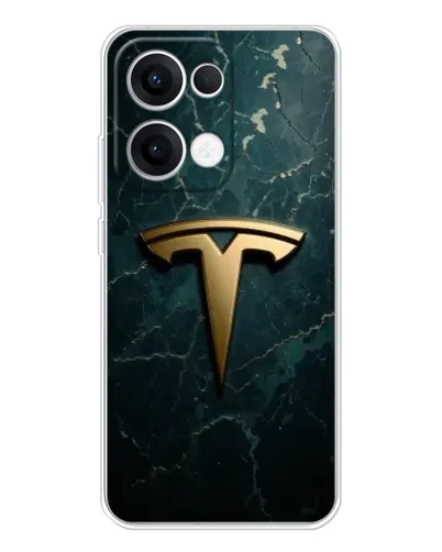 Чохол для OPPO Reno13 з картинкою «Мармурова Tesla Gold» Чохол для OPPO Reno13 з картинкою «Мармурова Tesla Gold»