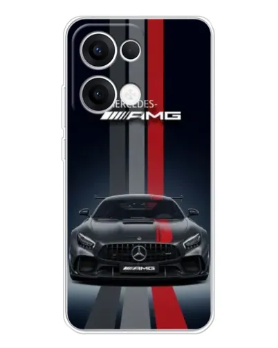 Чехол для OPPO Reno13 с картинкой «Mercedes — белый карбон» Чехол для OPPO Reno13 с картинкой «Mercedes — белый карбон»