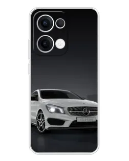 Чохол для OPPO Reno13 з картинкою «Mercedes AMG GT Silver»