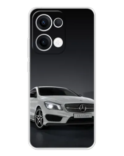 Чехол для OPPO Reno13 с картинкой «Mercedes AMG GT Silver» Чехол для OPPO Reno13 с картинкой «Mercedes AMG GT Silver»