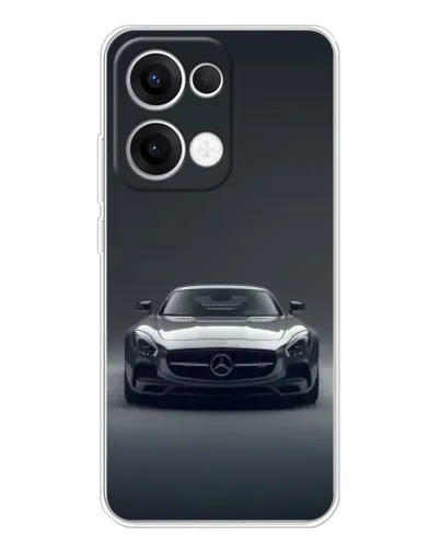 Чехол для OPPO Reno13 с картинкой «Mercedes на черном» Чехол для OPPO Reno13 с картинкой «Mercedes на черном»