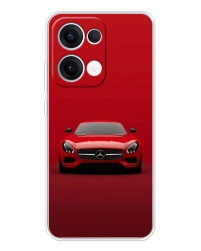 Чехол для OPPO Reno13 с картинкой «Красный Mercedes AMG» Чехол для OPPO Reno13 с картинкой «Красный Mercedes AMG»