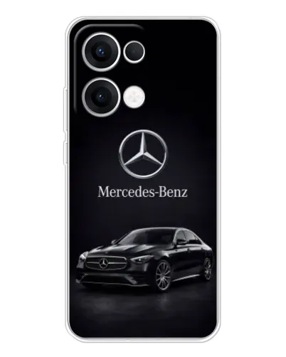 Чехол для OPPO Reno13 с картинкой «Mercedes — решетка радиатора» Чехол для OPPO Reno13 с картинкой «Mercedes — решетка радиатора»