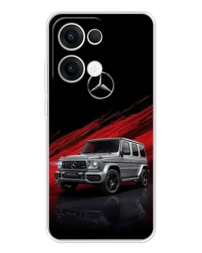 Чехол для OPPO Reno13 с картинкой «Mercedes G-Class красный» Чехол для OPPO Reno13 с картинкой «Mercedes G-Class красный»