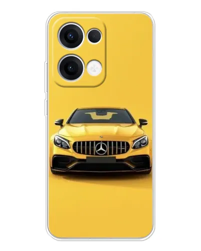 Чехол для OPPO Reno13 с картинкой «Желтый Mercedes GT» Чехол для OPPO Reno13 с картинкой «Желтый Mercedes GT»