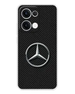 Чехол для OPPO Reno13 с картинкой «Карбоновый Mercedes стиль»