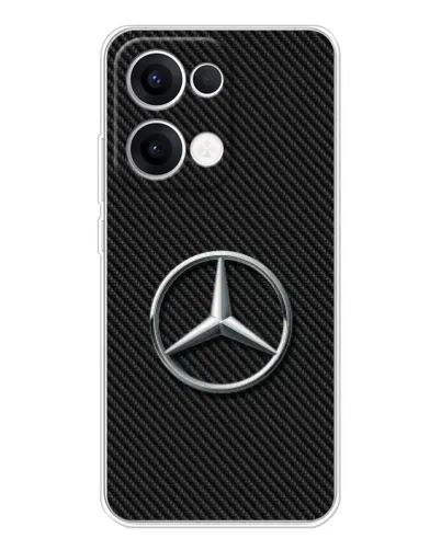 Чехол для OPPO Reno13 с картинкой «Карбоновый Mercedes стиль» Чехол для OPPO Reno13 с картинкой «Карбоновый Mercedes стиль»