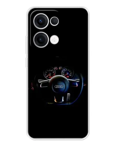 Чохол для OPPO Reno13 з картинкою «Салон Audi — кермо» Чохол для OPPO Reno13 з картинкою «Салон Audi — кермо»