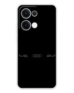 Чохол для OPPO Reno13 з картинкою «Audi — світловий підпис»