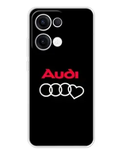 Чохол для OPPO Reno13 з картинкою «Логотип Audi Heart»