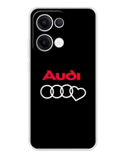 Чохол для OPPO Reno13 з картинкою «Логотип Audi Heart» Чохол для OPPO Reno13 з картинкою «Логотип Audi Heart»