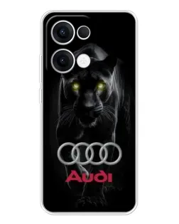 Чохол для OPPO Reno13 з картинкою «Пантера та Audi»