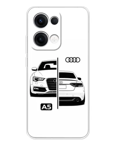 Чохол для OPPO Reno13 з картинкою «Audi — контрастний дизайн» Чохол для OPPO Reno13 з картинкою «Audi — контрастний дизайн»