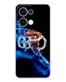 Чохол для OPPO Reno13 з картинкою «Енергія лого Audi»