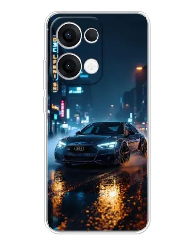 Чохол для OPPO Reno13 з картинкою «Нічне місто та Audi» Чохол для OPPO Reno13 з картинкою «Нічне місто та Audi»
