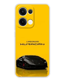 Чохол для OPPO Reno13 з картинкою «Lamborghini Huracan чорний»