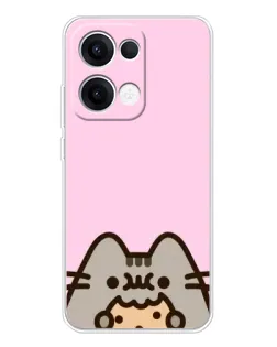 Чохол для OPPO Reno13 з картинкою «Pusheen та печиво» Чохол для OPPO Reno13 з картинкою «Pusheen та печиво»