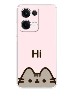 Чохол для OPPO Reno13 з картинкою «Пушин каже Hi»