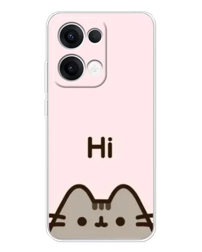 Чохол для OPPO Reno13 з картинкою «Пушин каже Hi» Чохол для OPPO Reno13 з картинкою «Пушин каже Hi»
