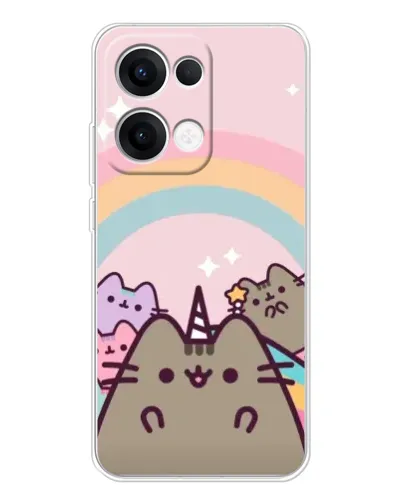 Чохол для OPPO Reno13 з картинкою «Єдиноріг Pusheen» Чохол для OPPO Reno13 з картинкою «Єдиноріг Pusheen»