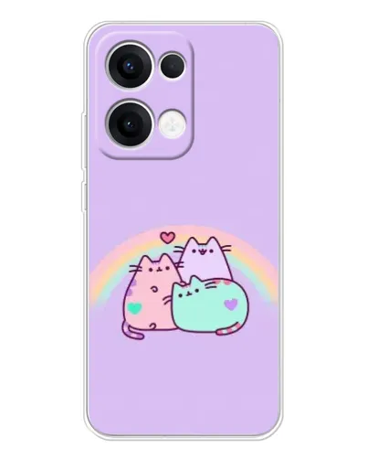 Чохол для OPPO Reno13 з картинкою «Веселкові Пушини» Чохол для OPPO Reno13 з картинкою «Веселкові Пушини»