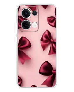 Чохол для OPPO Reno13 з картинкою «Бордовий атлас»