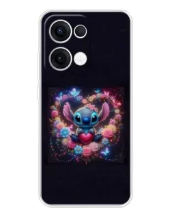 Чохол для OPPO Reno13 з картинкою «Stitch у квітах»