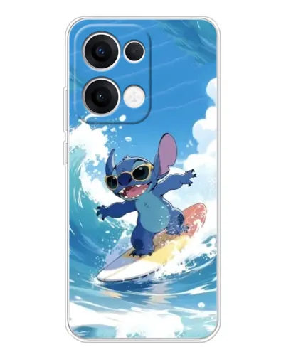 Чохол для OPPO Reno13 з картинкою «Стіч на хвилі»