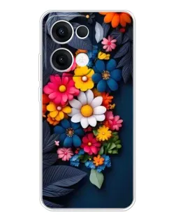 Чехол для OPPO Reno13 с картинкой «Цветочная феерия» Чехол для OPPO Reno13 с картинкой «Цветочная феерия»