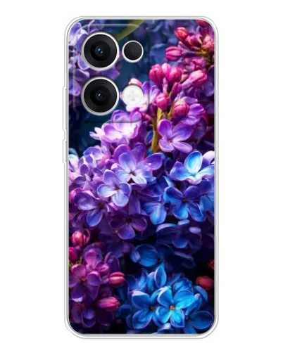 Чехол для OPPO Reno13 с картинкой «Сиреневый цвет»