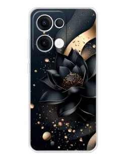 Чехол для OPPO Reno13 с картинкой «Черный лотос» Чехол для OPPO Reno13 с картинкой «Черный лотос»