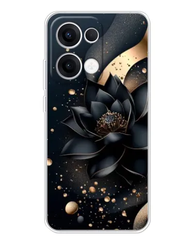 Чехол для OPPO Reno13 с картинкой «Черный лотос»