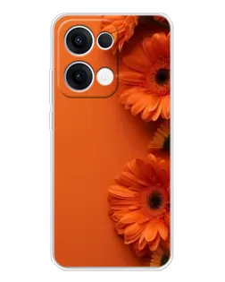 Чехол для OPPO Reno13 с картинкой «Оранжевые герберы» Чехол для OPPO Reno13 с картинкой «Оранжевые герберы»