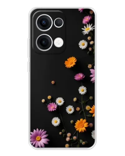Чехол для OPPO Reno13 с картинкой «Цветочная композиция»