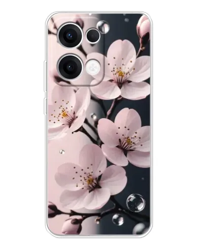 Чохол для OPPO Reno13 з картинкою «Ніжня сакура та краплі» Чохол для OPPO Reno13 з картинкою «Ніжня сакура та краплі»