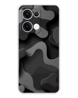 Чехол для OPPO Reno13 с картинкой «Темный абстрактный камуфляж» Чехол для OPPO Reno13 с картинкой «Темный абстрактный камуфляж»